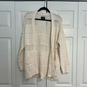 Abercrombie and fitch cream cardigan